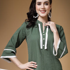Indibelle-Green-Kantha-Co-Ord-Set