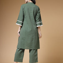 Indibelle-Green-Kantha-Co-Ord-Set