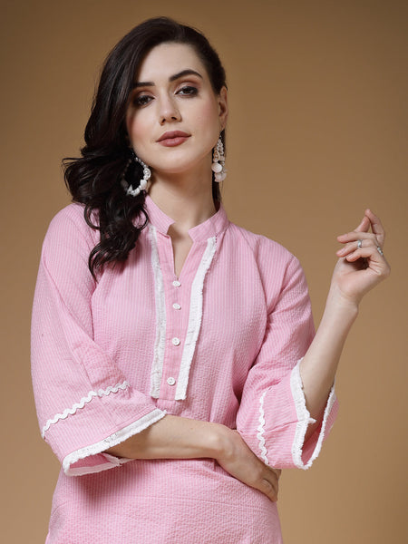 Indibelle-Pink-Kantha-Co-Ord-Set