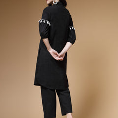 Indibelle-Black-Solid-Co-ord-Set