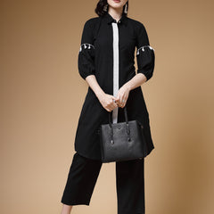 Indibelle-Black-Solid-Co-ord-Set