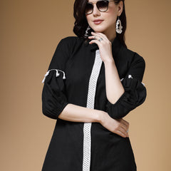 Indibelle-Black-Solid-Co-ord-Set