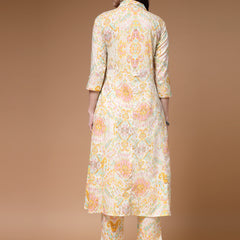 Indibelle-Off White-Abstract-Co-ord-Set