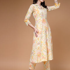 Indibelle-Off White-Abstract-Co-ord-Set