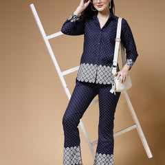 Indibelle Blue Denim Co-ord Set