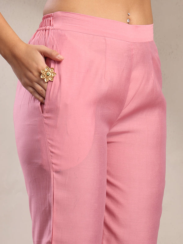 Indibelle Sage Green Silk Blend Kurta Set