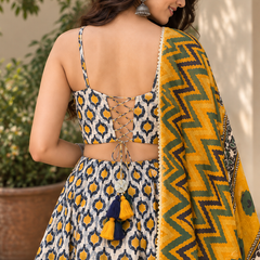 Mustard Muse Lehenga Set
