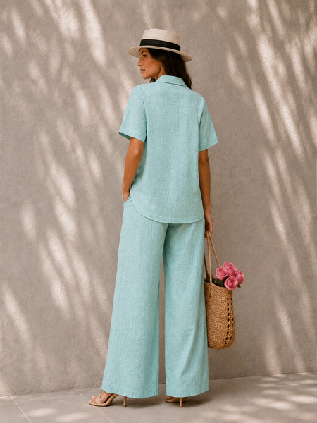 Indibelle Belgium Linen Co-ord Set