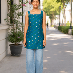 Indibelle Chatpati Silk Short Kurti