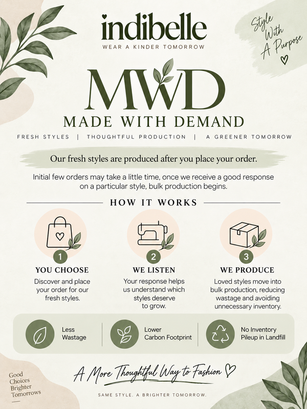 Indibelle Wrinkle Rayon Relaxed-Fit Co-ord Set
