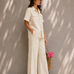 Indibelle Belgium Linen Co-ord Set