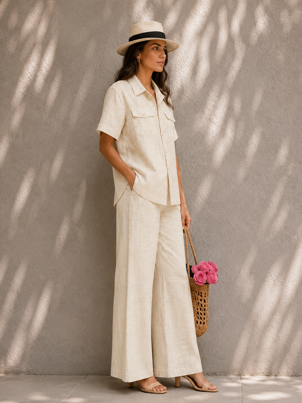 Indibelle Belgium Linen Co-ord Set
