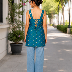 Indibelle Chatpati Silk Short Kurti