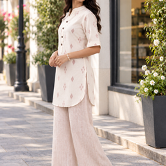Indibelle Urban Ikat Linen Touch Co-ord Set