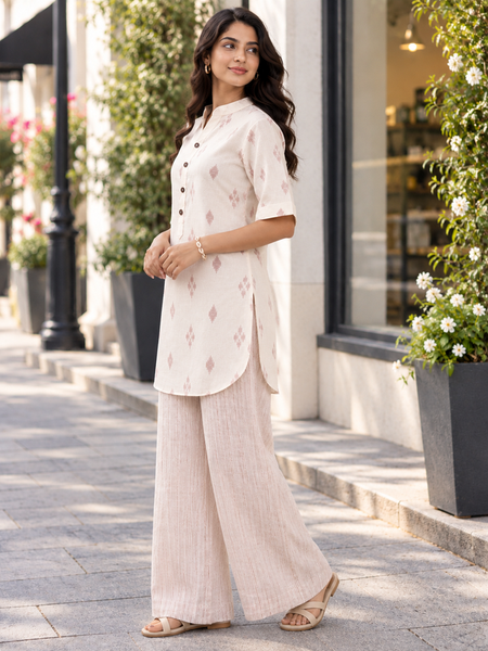 Indibelle Urban Ikat Linen Touch Co-ord Set