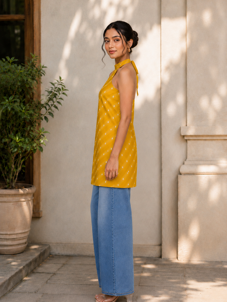 Indibelle Chatpati Silk Short Kurti