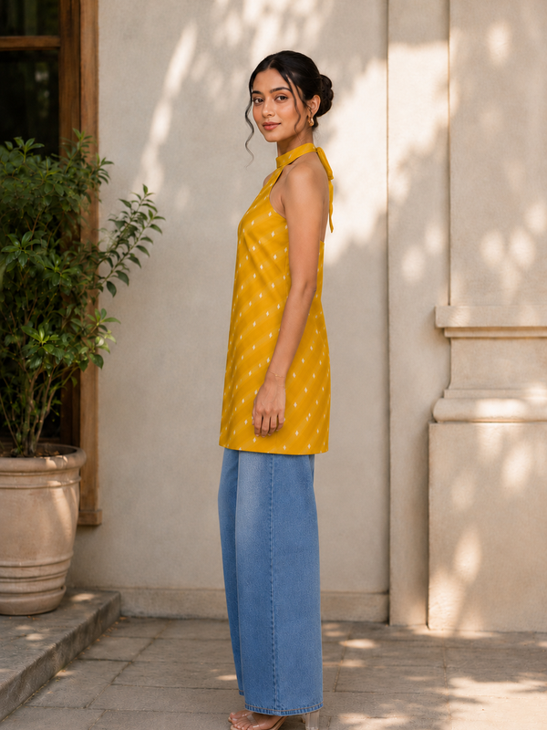 Indibelle Chatpati Silk Short Kurti