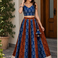 Indigo Muse Lehenga Set