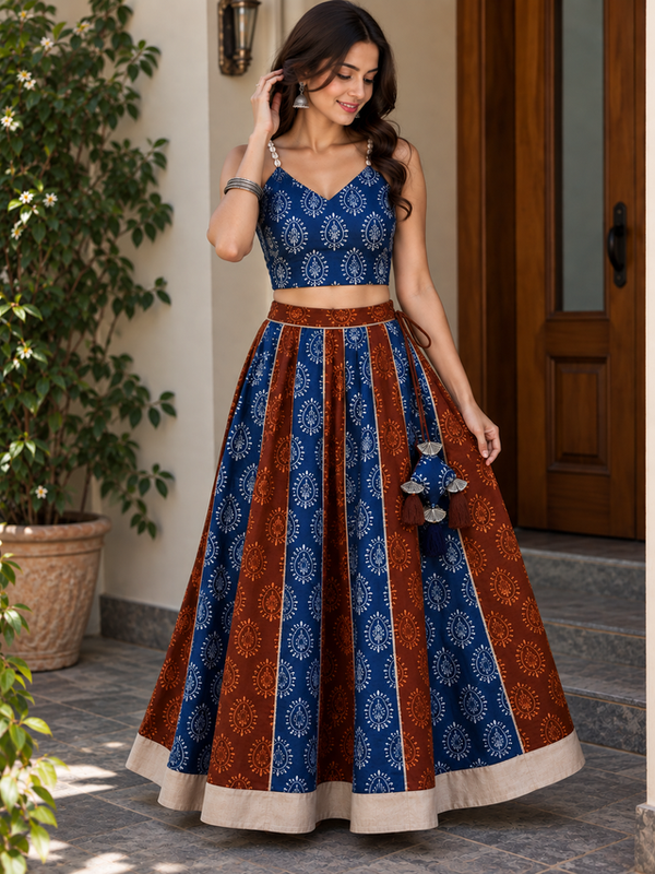 Indigo Muse Lehenga Set