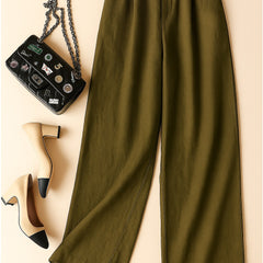 Women's High-Waisted Wide-Leg Trousers