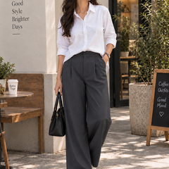 Indibelle Women’s Urban Chic Shirt & Trouser Co-Ord Set