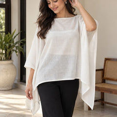 Indibelle Premium linen blend Cape Top