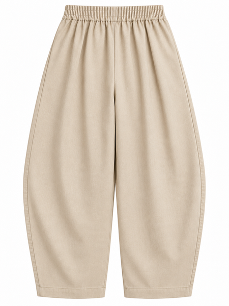 Indibelle Linen Blend Barrel Trouser