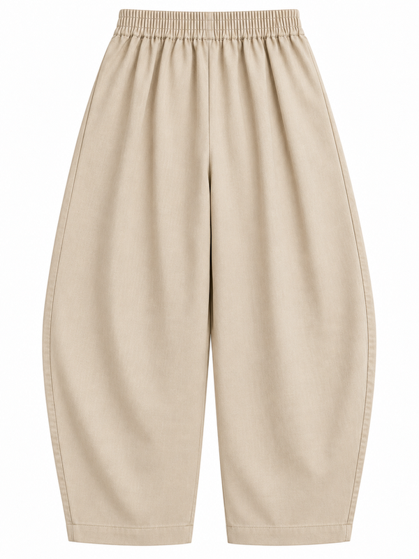 Indibelle Linen Blend Barrel Trouser