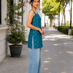 Indibelle Chatpati Silk Short Kurti