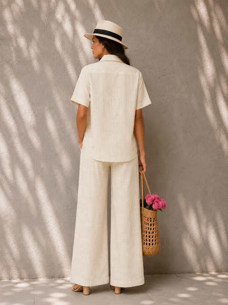 Indibelle Belgium Linen Co-ord Set