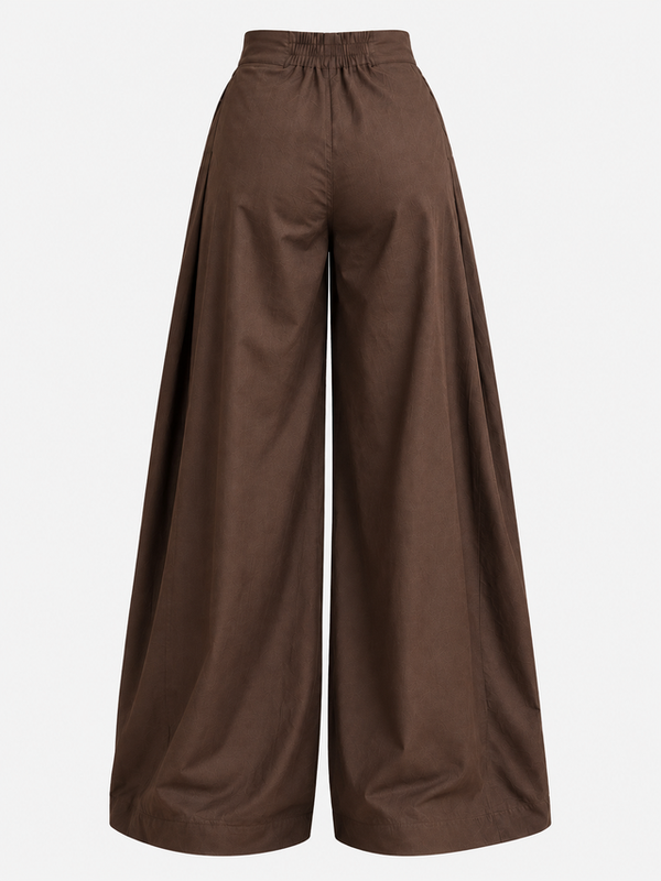 Indibelle Overlap Wide--Leg Trousers