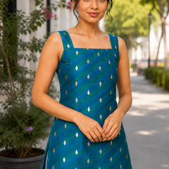 Indibelle Chatpati Silk Short Kurti