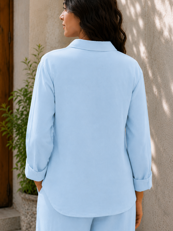 Indibelle Premium Double Gauze Cotton Relaxed-Fit Co-ord Set