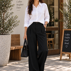 Indibelle Women’s Urban Chic Shirt & Trouser Co-Ord Set