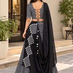 Indibelle Cotton Printed Lehenga Set