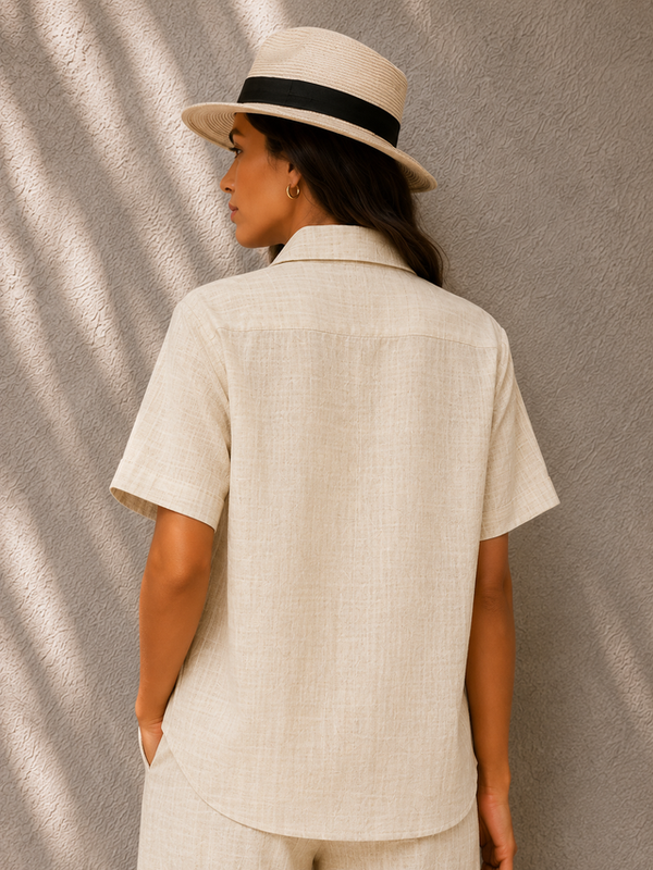 Indibelle Belgium Linen Co-ord Set