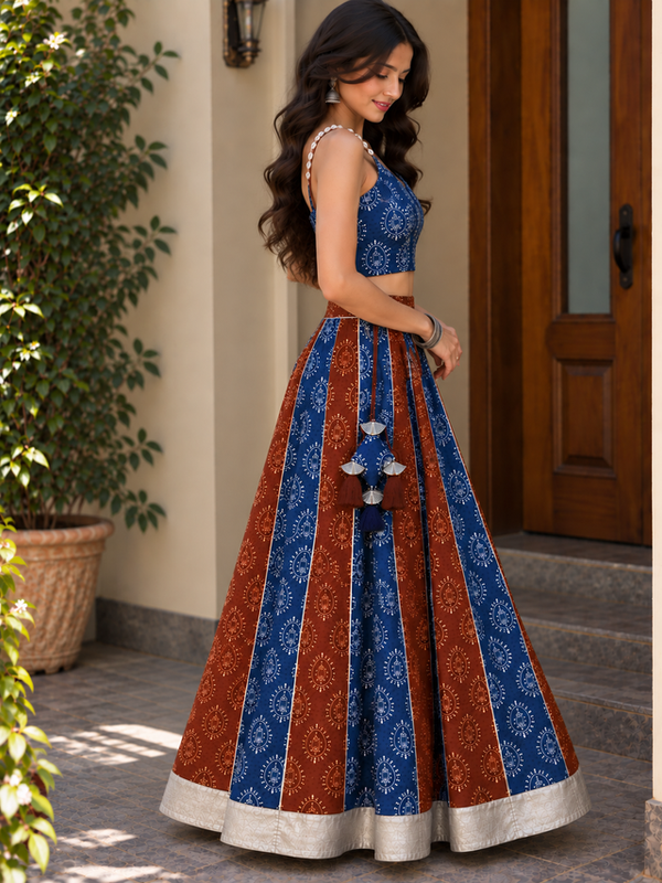 Indigo Muse Lehenga Set