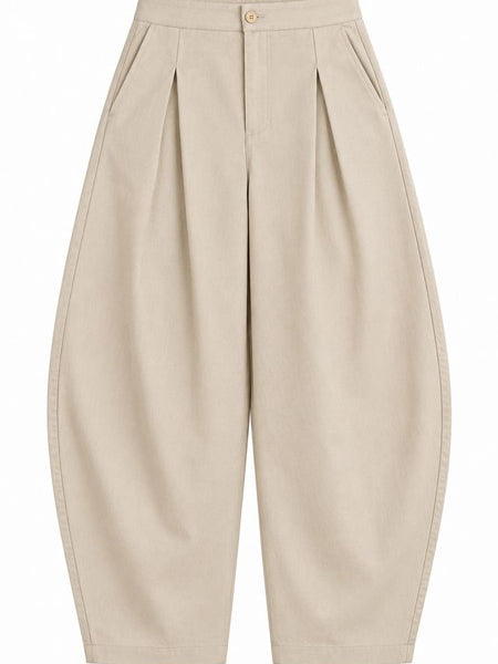 Indibelle Linen Blend Barrel Trouser