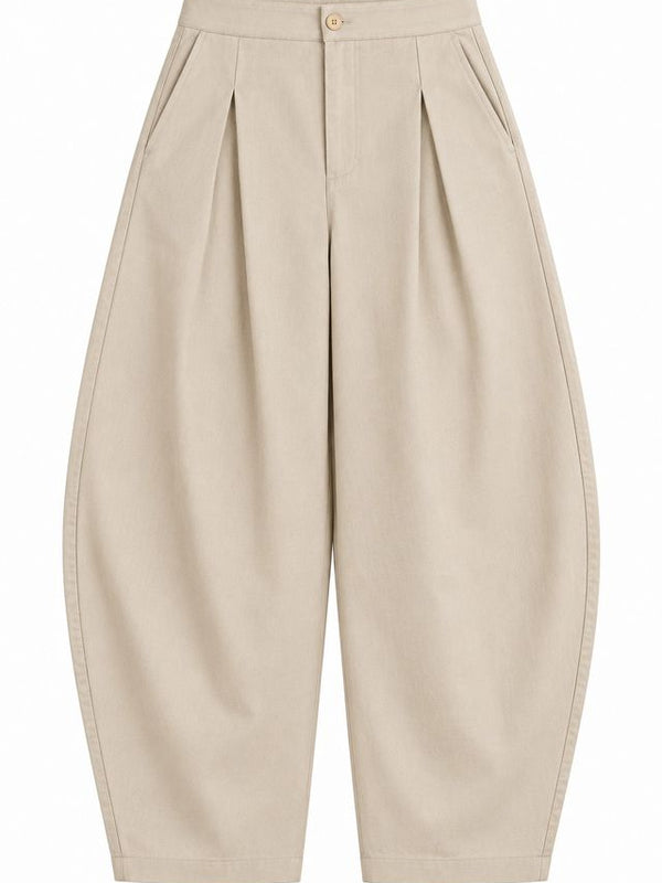 Indibelle Linen Blend Barrel Trouser