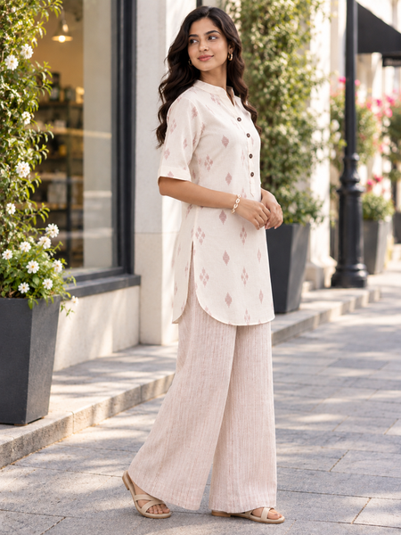 Indibelle Urban Ikat Linen Touch Co-ord Set