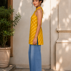 Indibelle Chatpati Silk Short Kurti