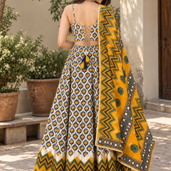 Mustard Muse Lehenga Set