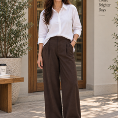 Indibelle Women’s Urban Chic Shirt & Trouser Co-Ord Set