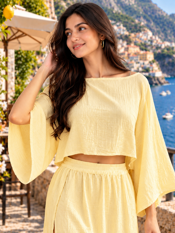 Indibelle Boho Chic Double Gauze Co-ord Set