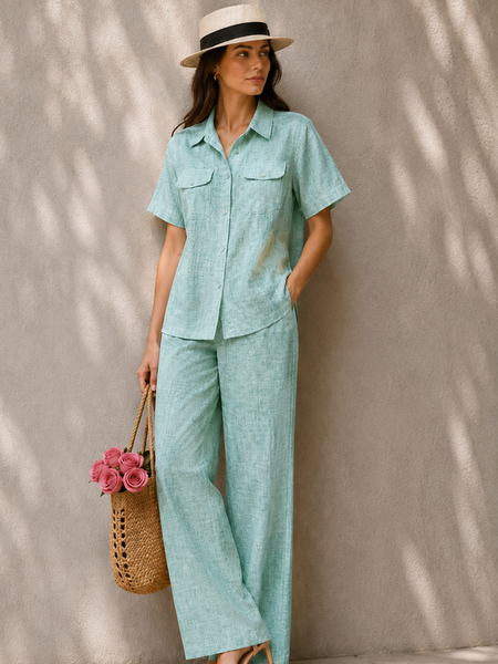 Indibelle Belgium Linen Co-ord Set