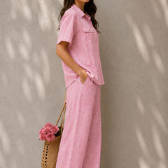 Indibelle Belgium Linen Co-ord Set