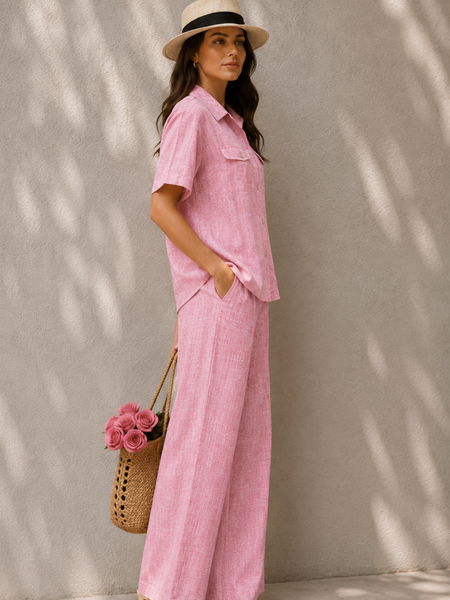 Indibelle Belgium Linen Co-ord Set