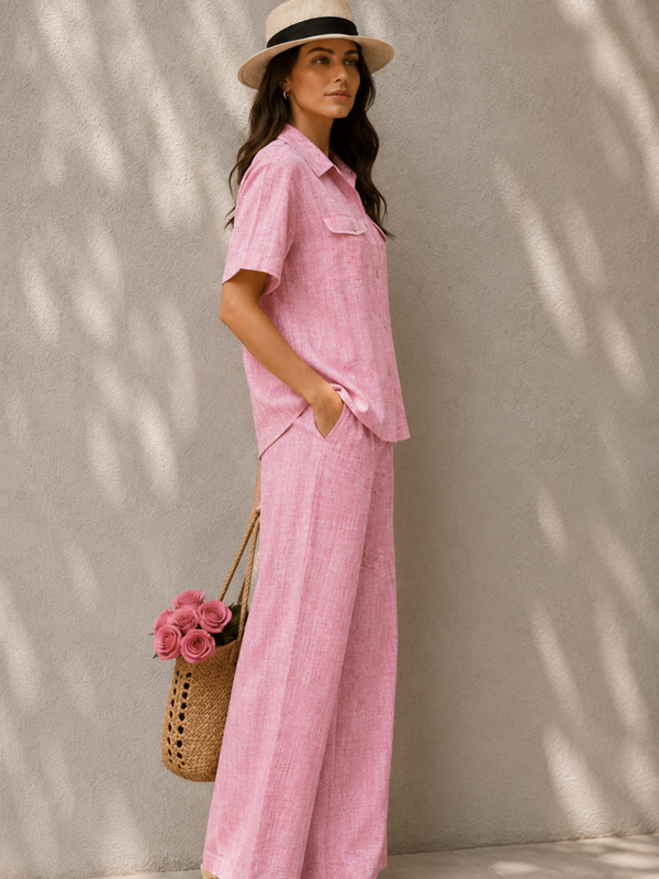 Indibelle Belgium Linen Co-ord Set