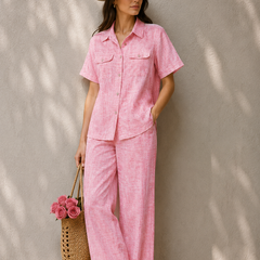 Indibelle Belgium Linen Co-ord Set
