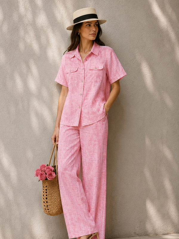 Indibelle Belgium Linen Co-ord Set